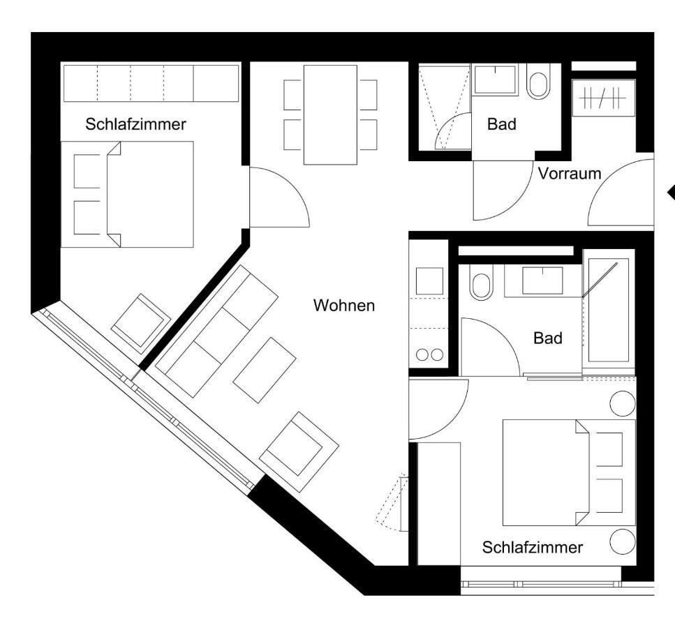 Warthsap Apartmenthaus Warth  Eksteriør bilde